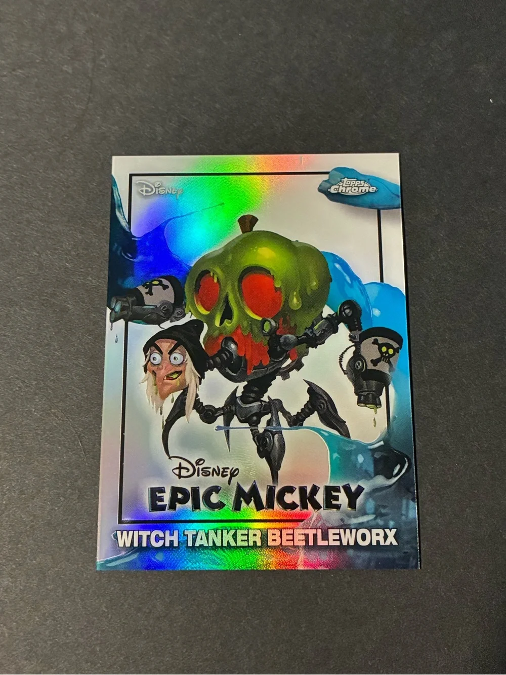 2026 Disney Topps Chrome Disney Epic Mickey Insert Set of 4 Cards